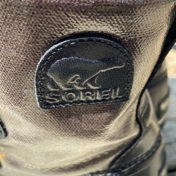 Sorel Tivoli Rain Boots Women’s Sz 8 Blk/Brwn Gently Used-Nice Ready For Fall! - Picture 16 of 17